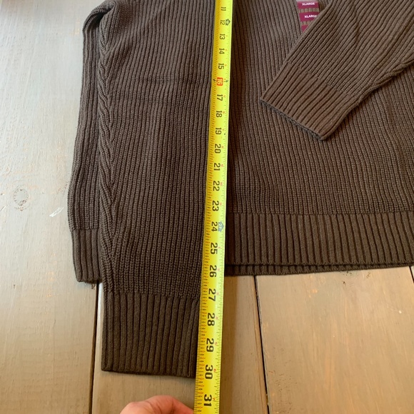 Eddie Bauer Men’s Quarter Button Sweater XL - Picture 13 of 14